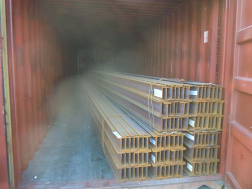 A Container of H Beam Going from China to Australia